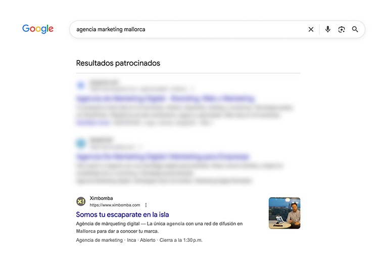 Agencia para anunciarse en Google Ads Mallorca